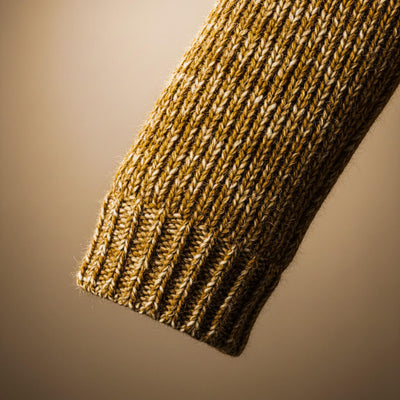 Cárdigan con capucha de punto de lana Adrian